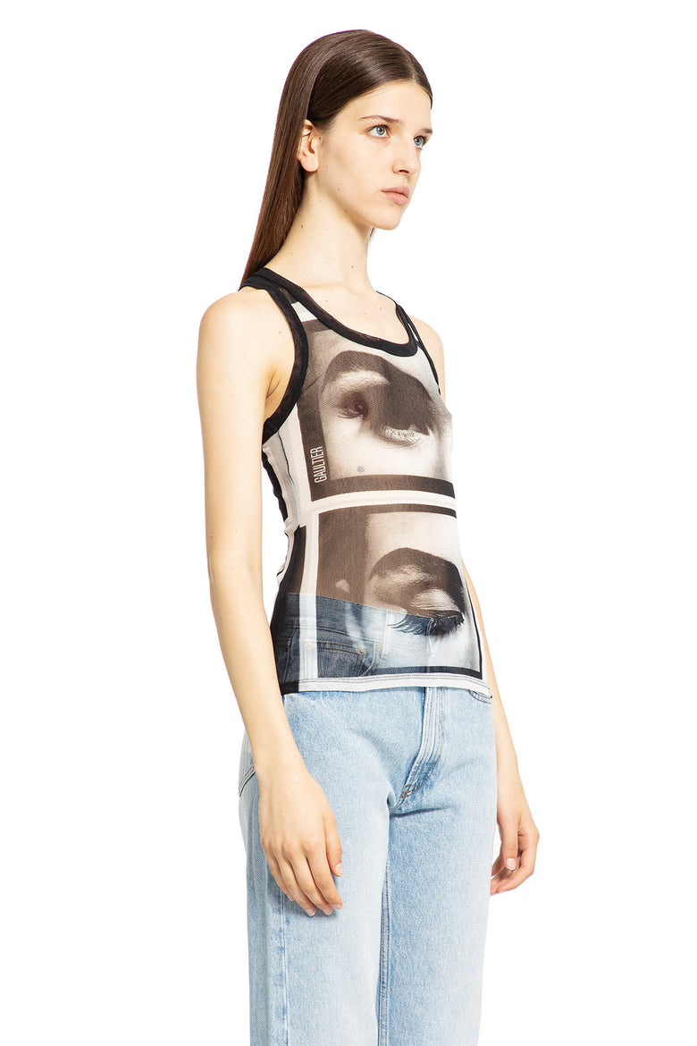 JEAN PAUL GAULTIER WOMAN BLACK&WHITE TOPS