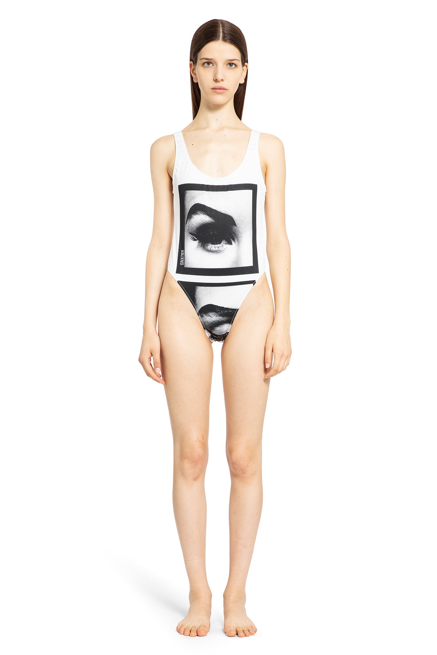 JEAN PAUL GAULTIER WOMAN WHITE SWIMWEAR