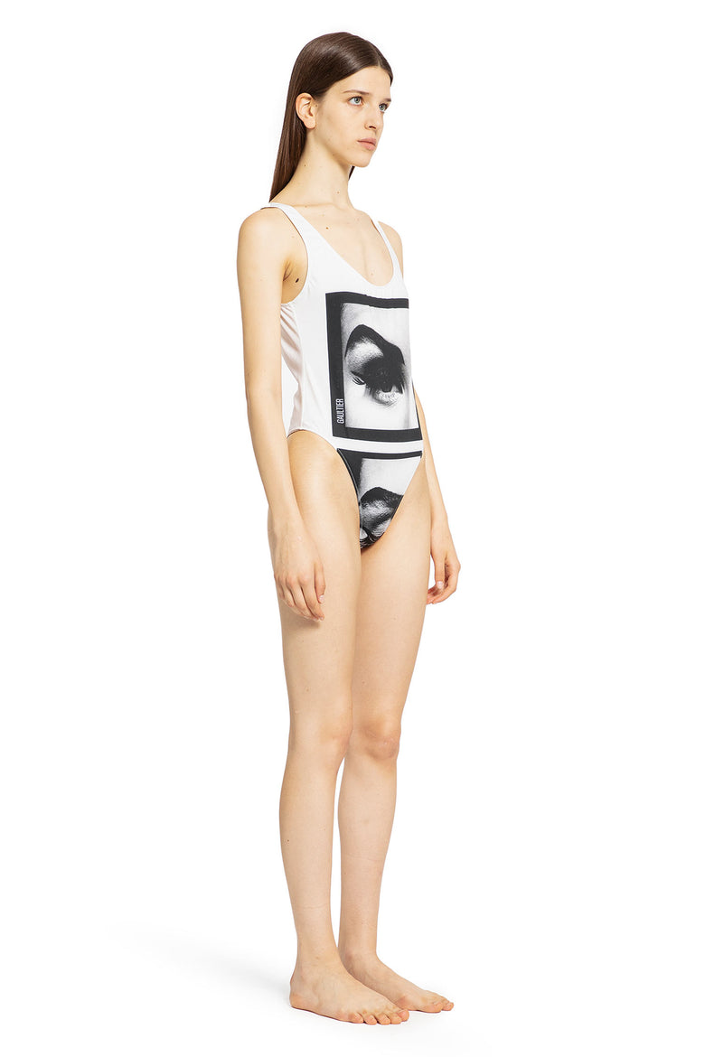 JEAN PAUL GAULTIER WOMAN WHITE SWIMWEAR