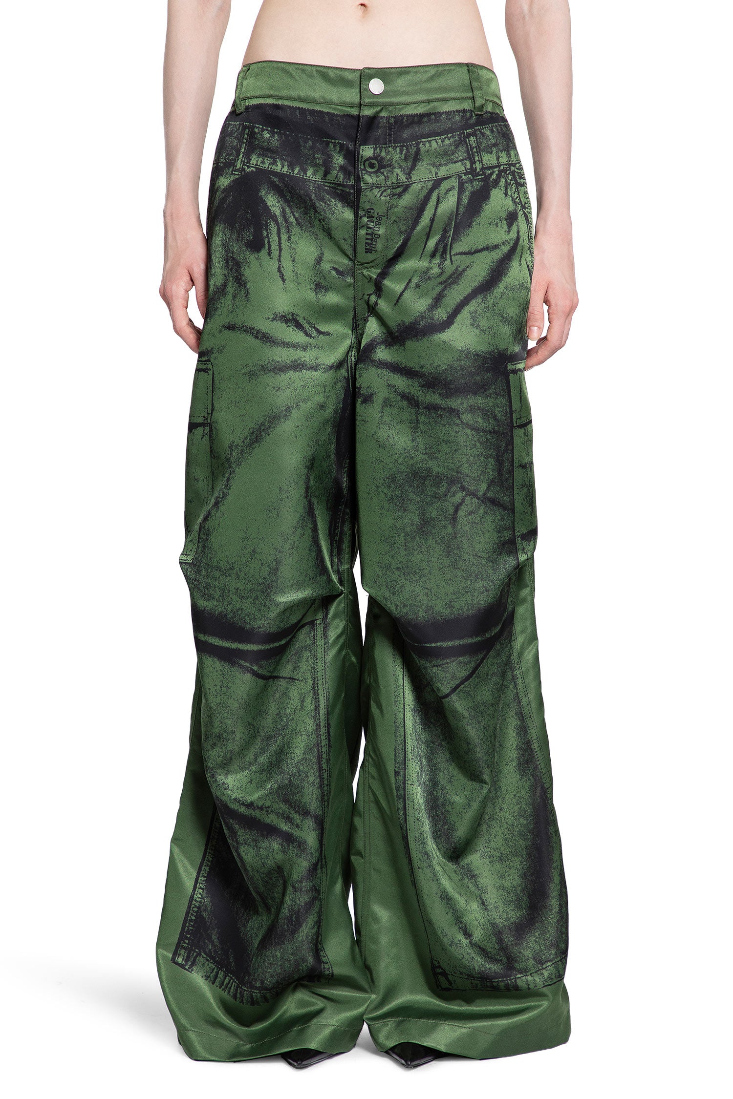 JEAN PAUL GAULTIER WOMAN GREEN TROUSERS