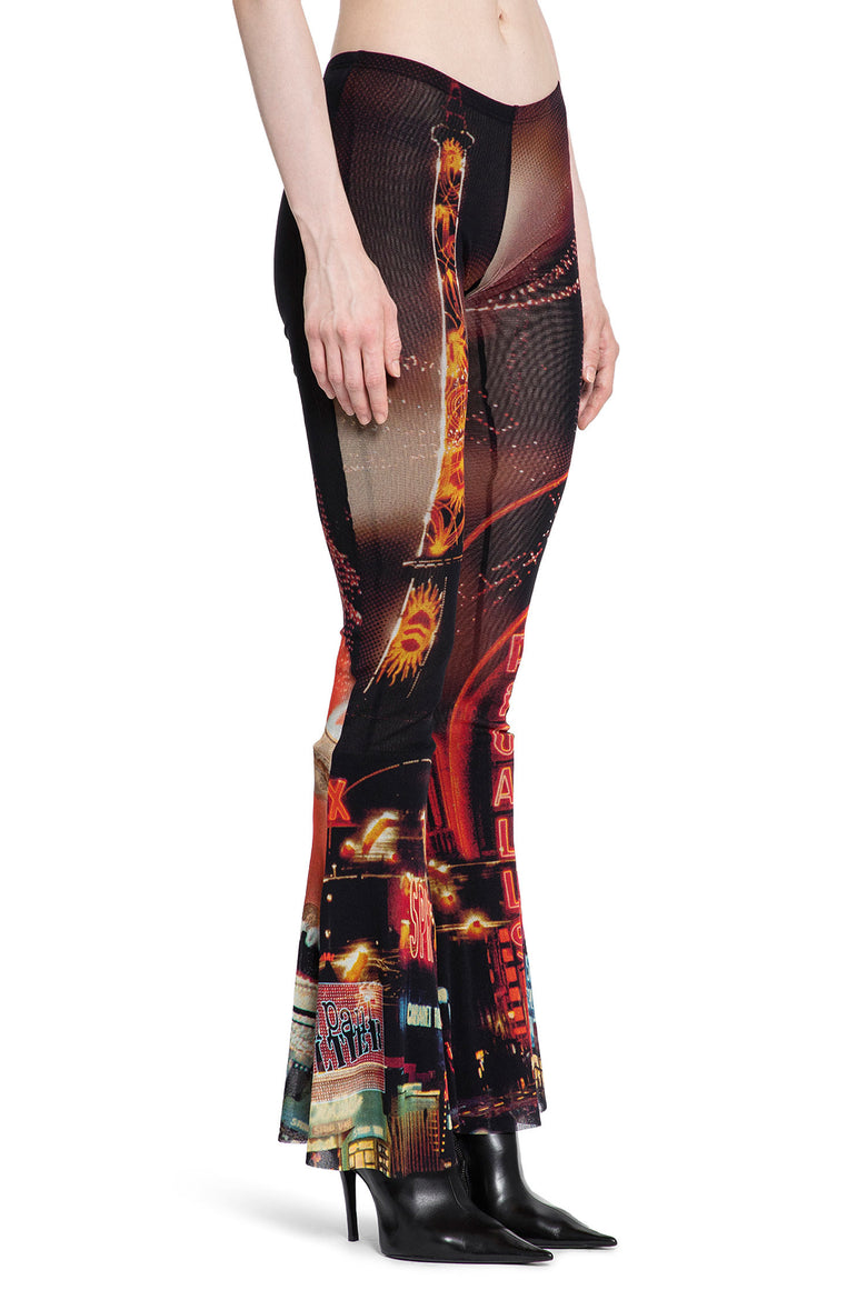 JEAN PAUL GAULTIER WOMAN MULTICOLOR TROUSERS