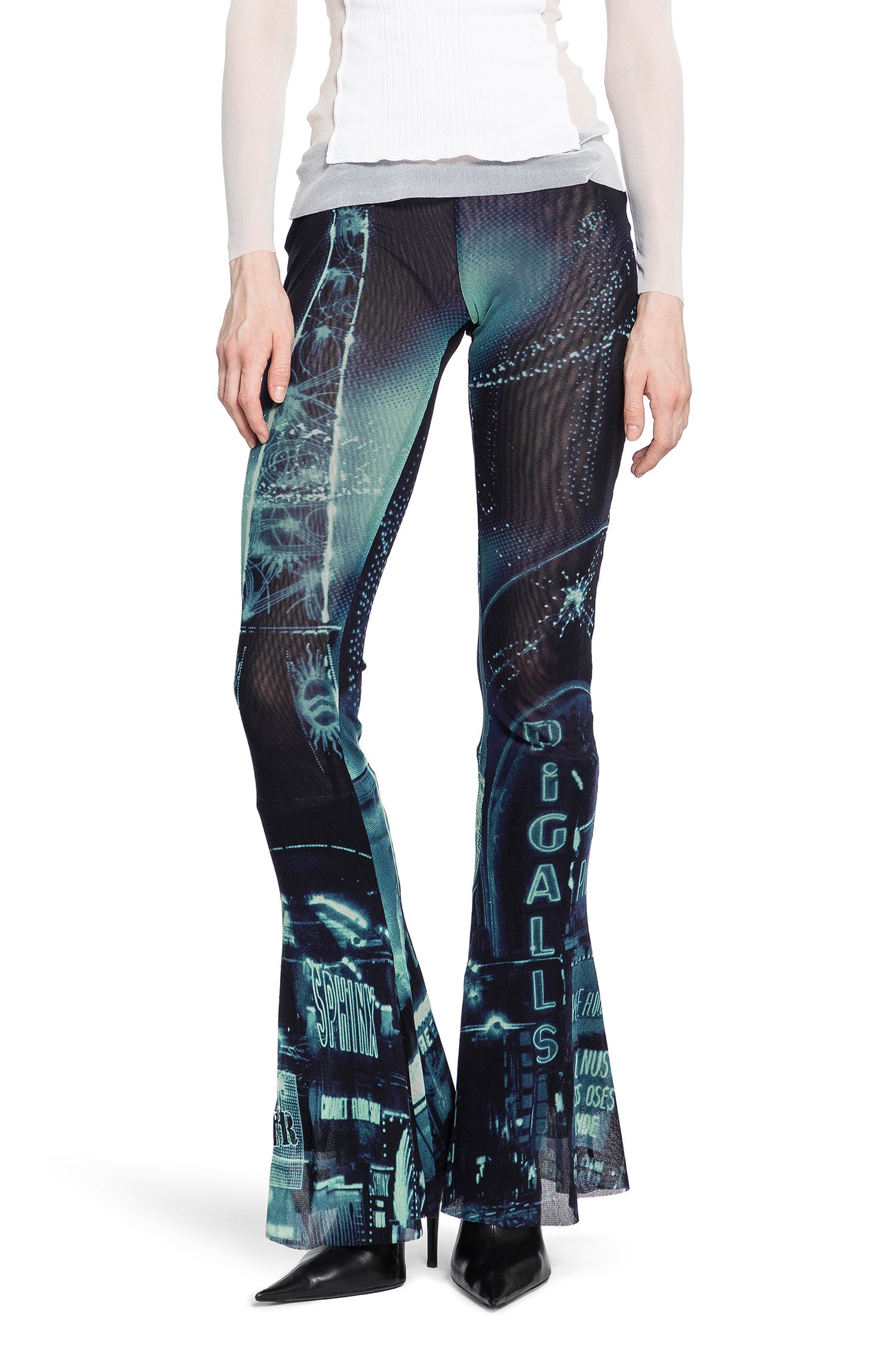 JEAN PAUL GAULTIER WOMAN MULTICOLOR TROUSERS