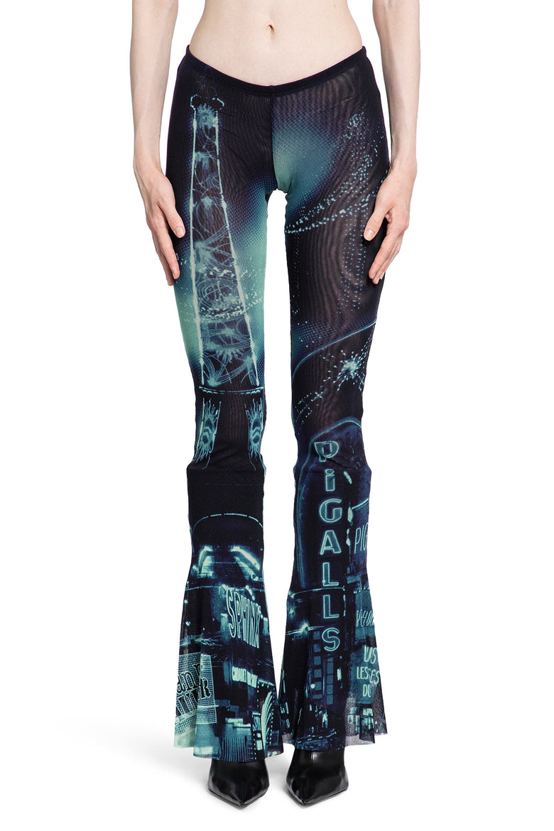 JEAN PAUL GAULTIER WOMAN MULTICOLOR TROUSERS