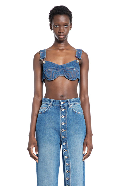 Antonioli JEAN PAUL GAULTIER WOMAN BLUE TOPS