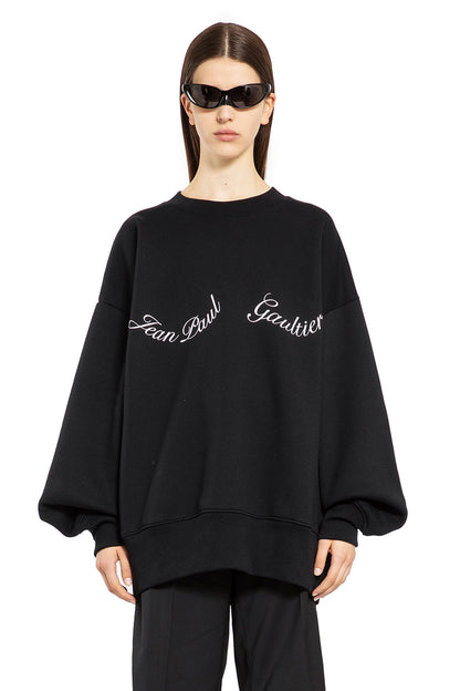 Antonioli JEAN PAUL GAULTIER WOMAN BLACK SWEATSHIRTS