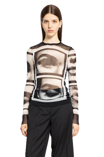 JEAN PAUL GAULTIER WOMAN BLACK&WHITE TOPS