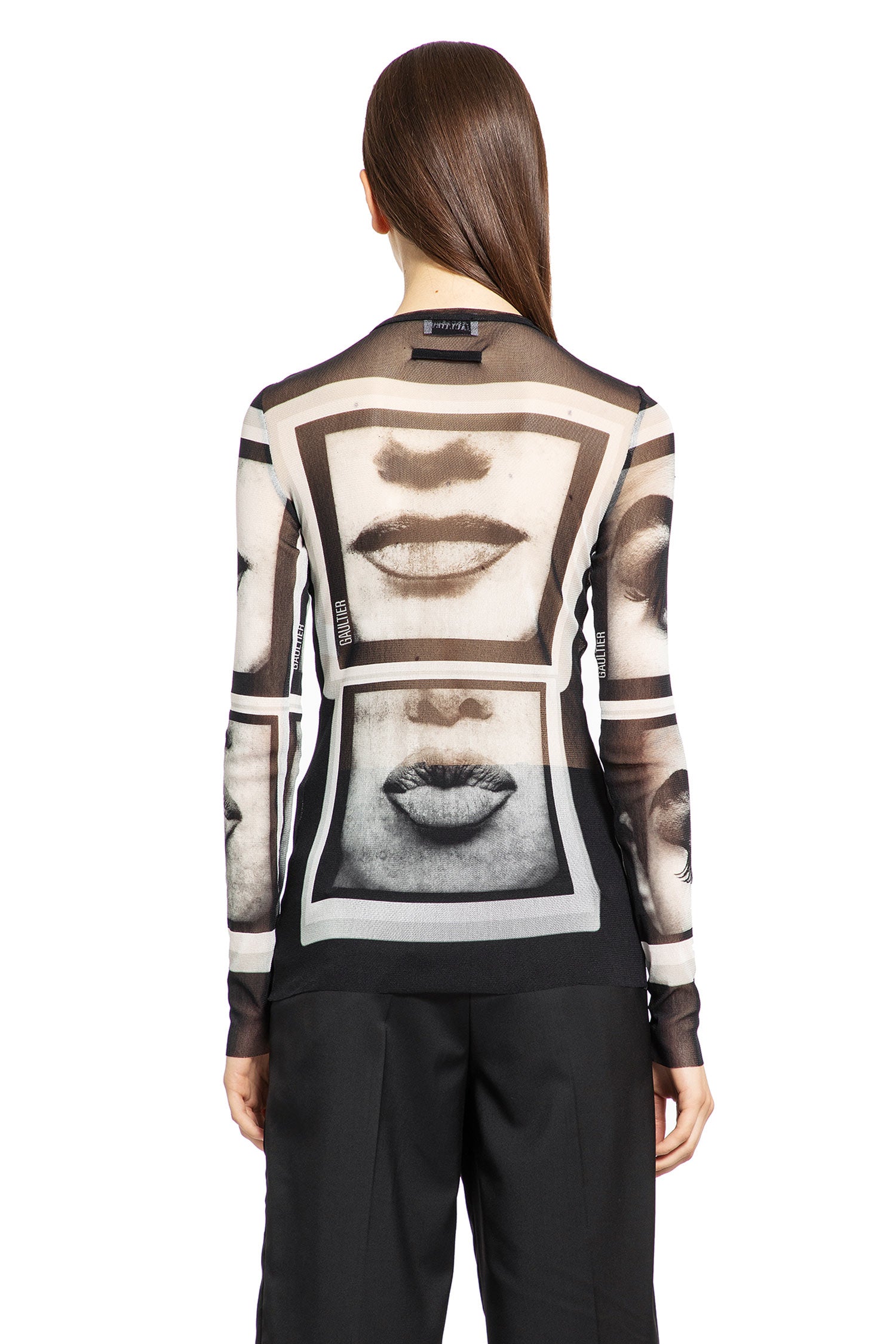 JEAN PAUL GAULTIER WOMAN BLACK&WHITE TOPS