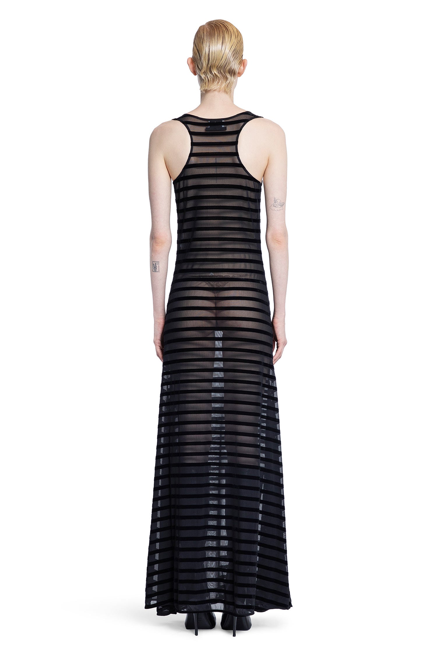 JEAN PAUL GAULTIER WOMAN BLACK DRESSES