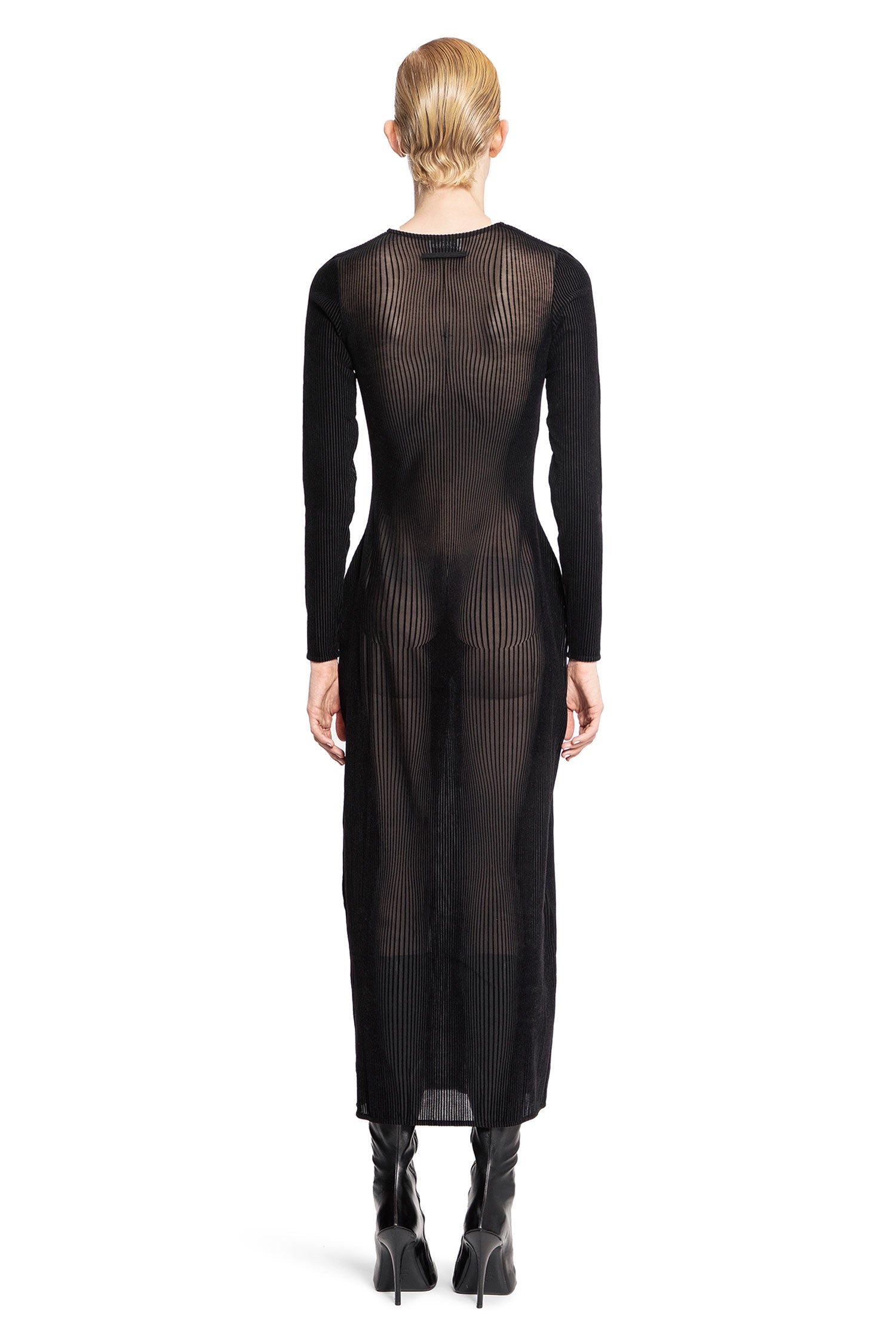 JEAN PAUL GAULTIER WOMAN BLACK DRESSES