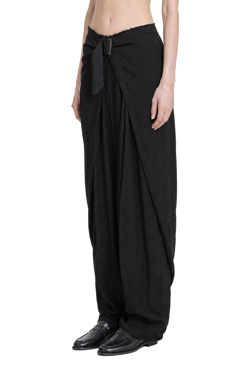 MARC LE BIHAN Viscose Wool Harem Pants woman