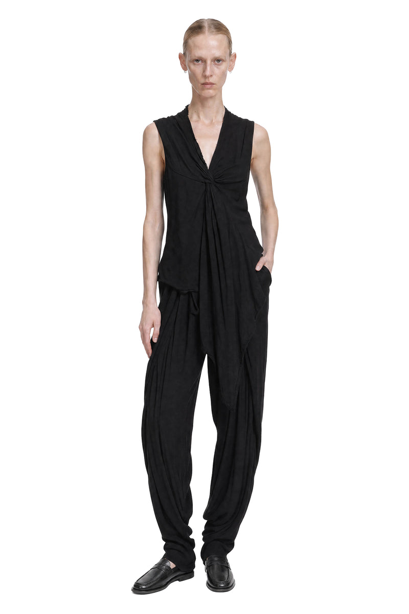 MARC LE BIHAN Viscose Wool Harem Pants woman