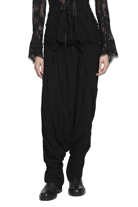 Viscose Wool Harem Pants