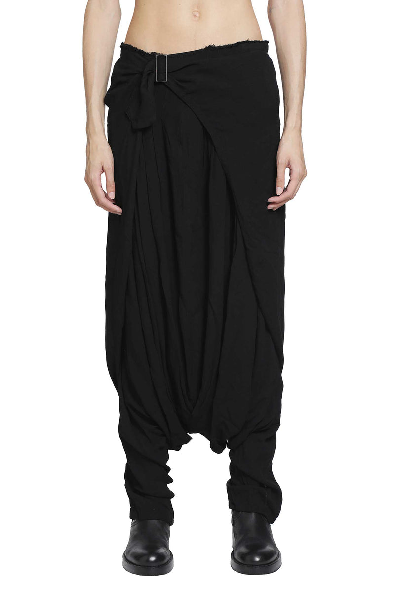 MARC LE BIHAN Viscose Wool Harem Pants woman