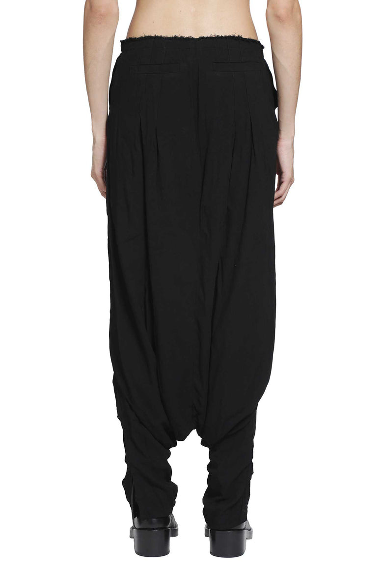 MARC LE BIHAN Viscose Wool Harem Pants woman