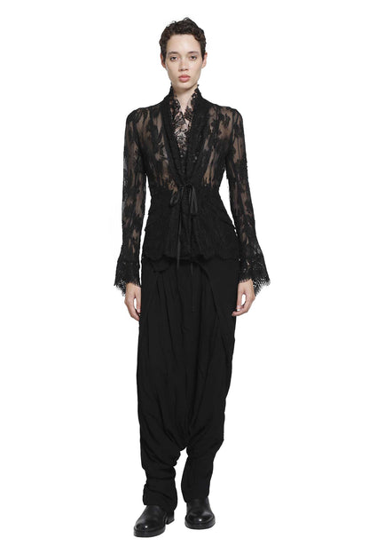 Viscose Wool Harem Pants