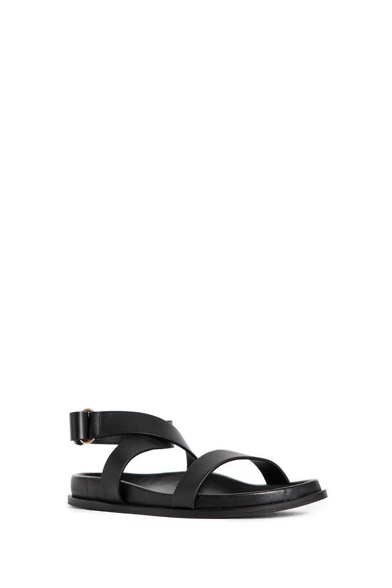 TOTEME WOMAN BLACK SANDALS & SLIDES