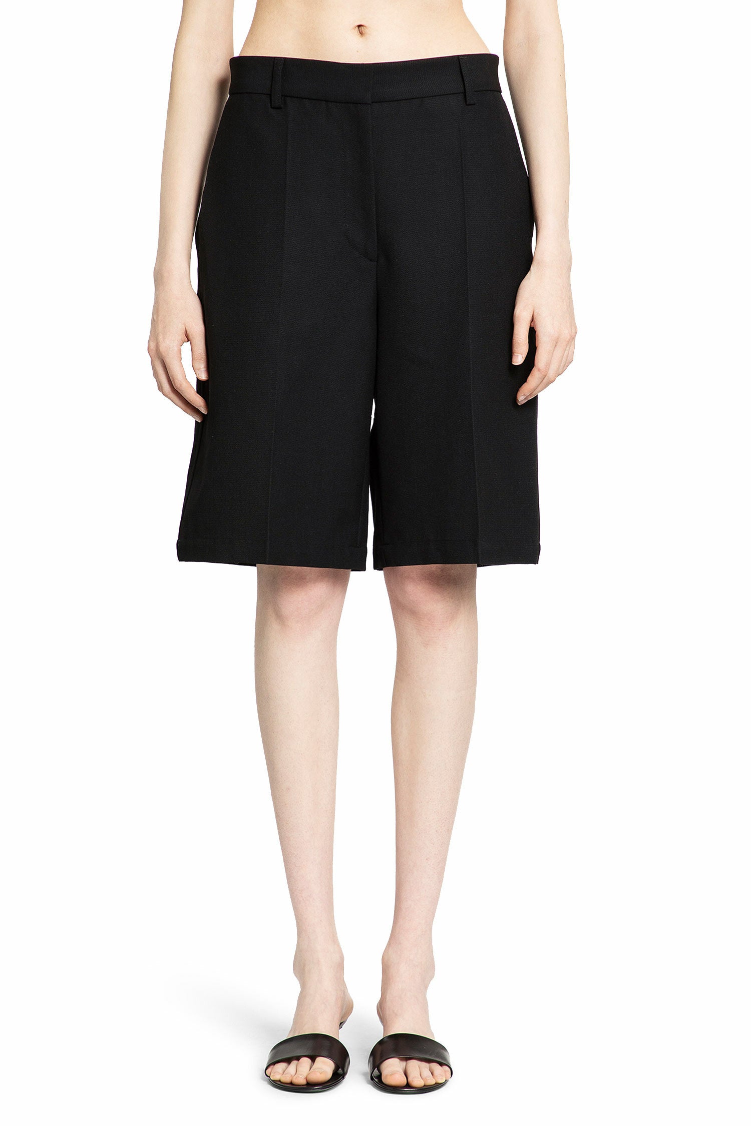 TOTEME WOMAN BLACK SHORTS