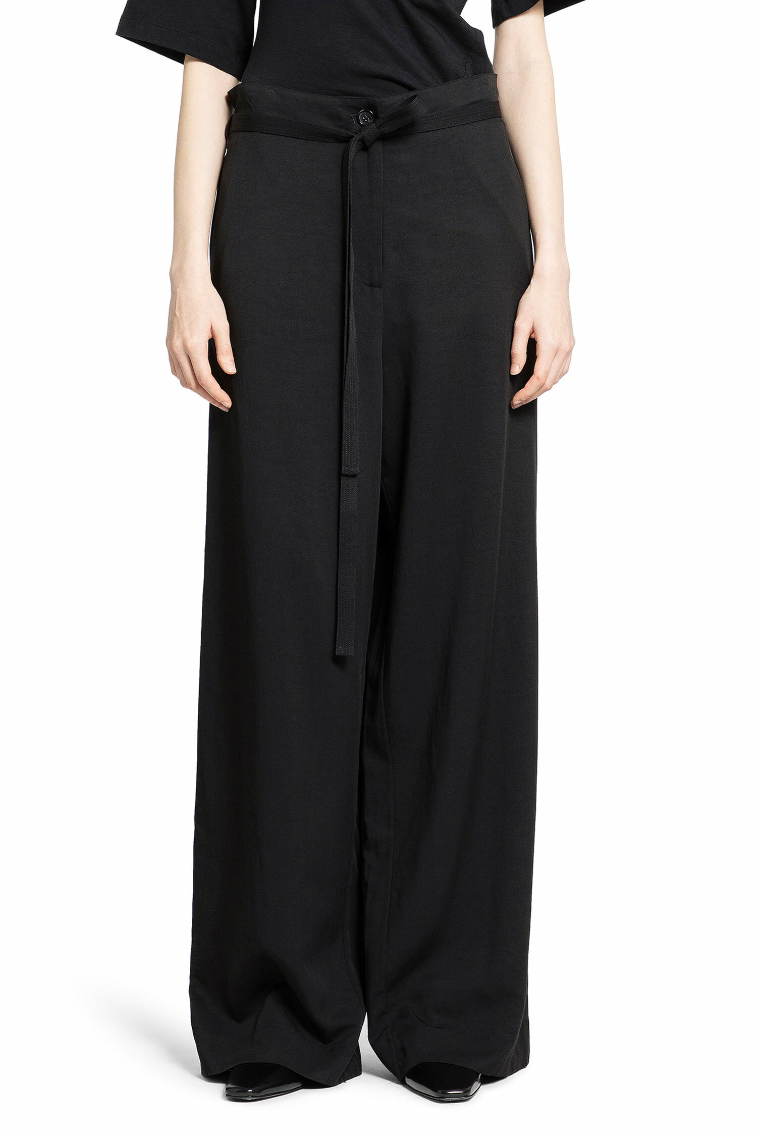 TOTEME WOMAN BLACK TROUSERS