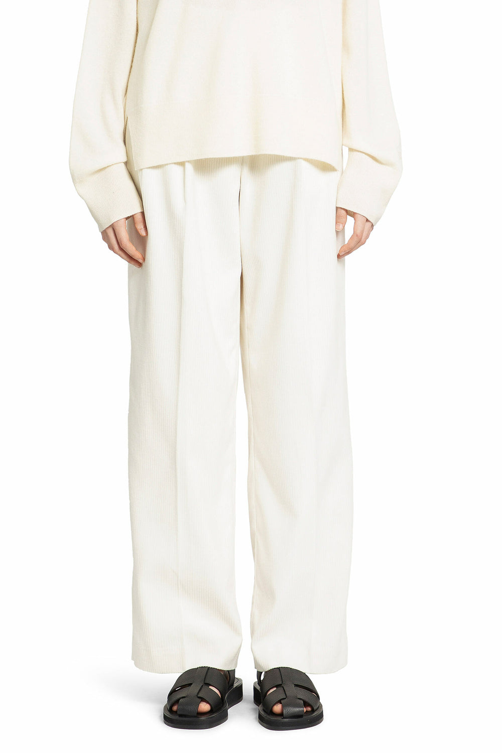 TOTEME WOMAN WHITE TROUSERS