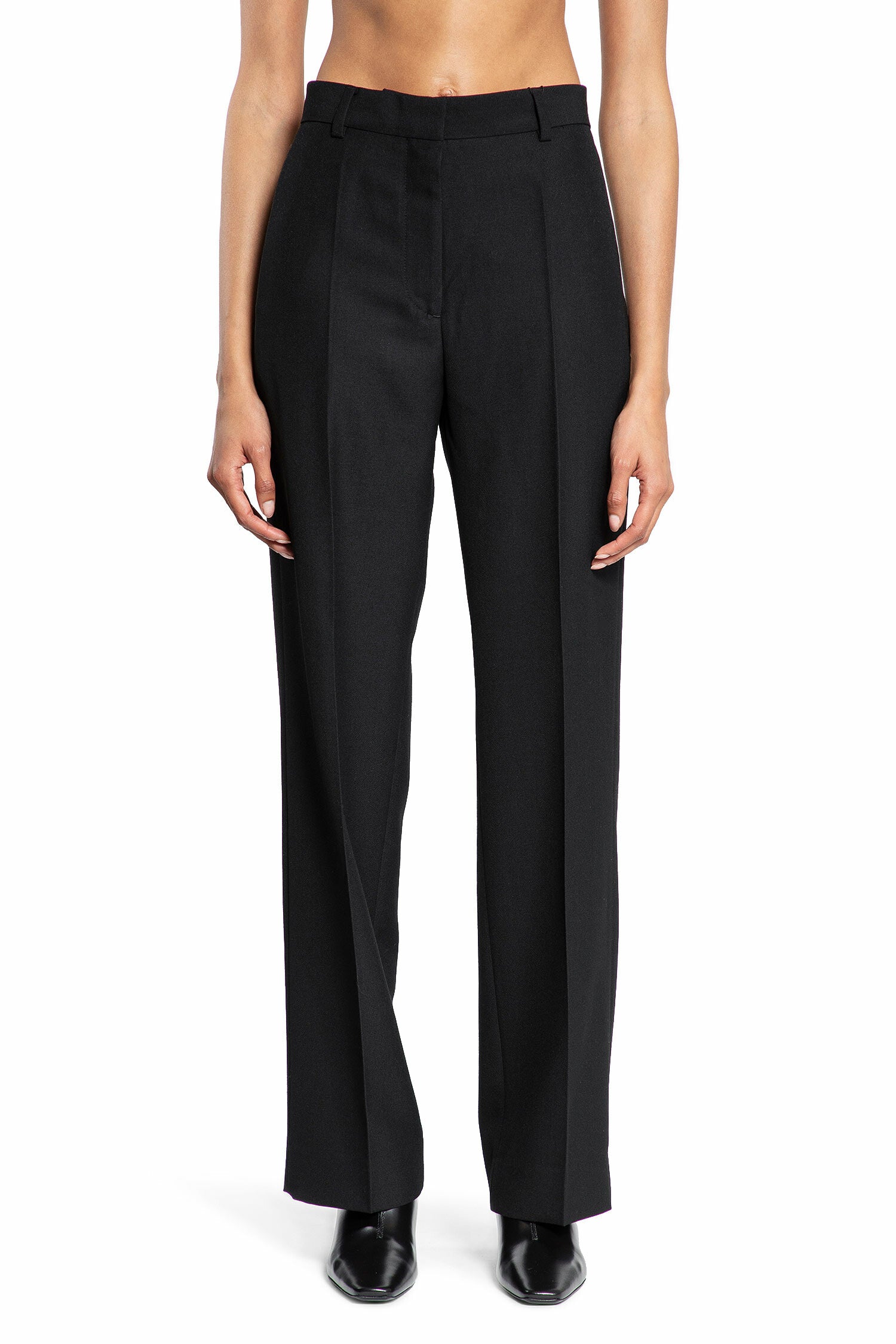 TOTEME WOMAN BLACK TROUSERS