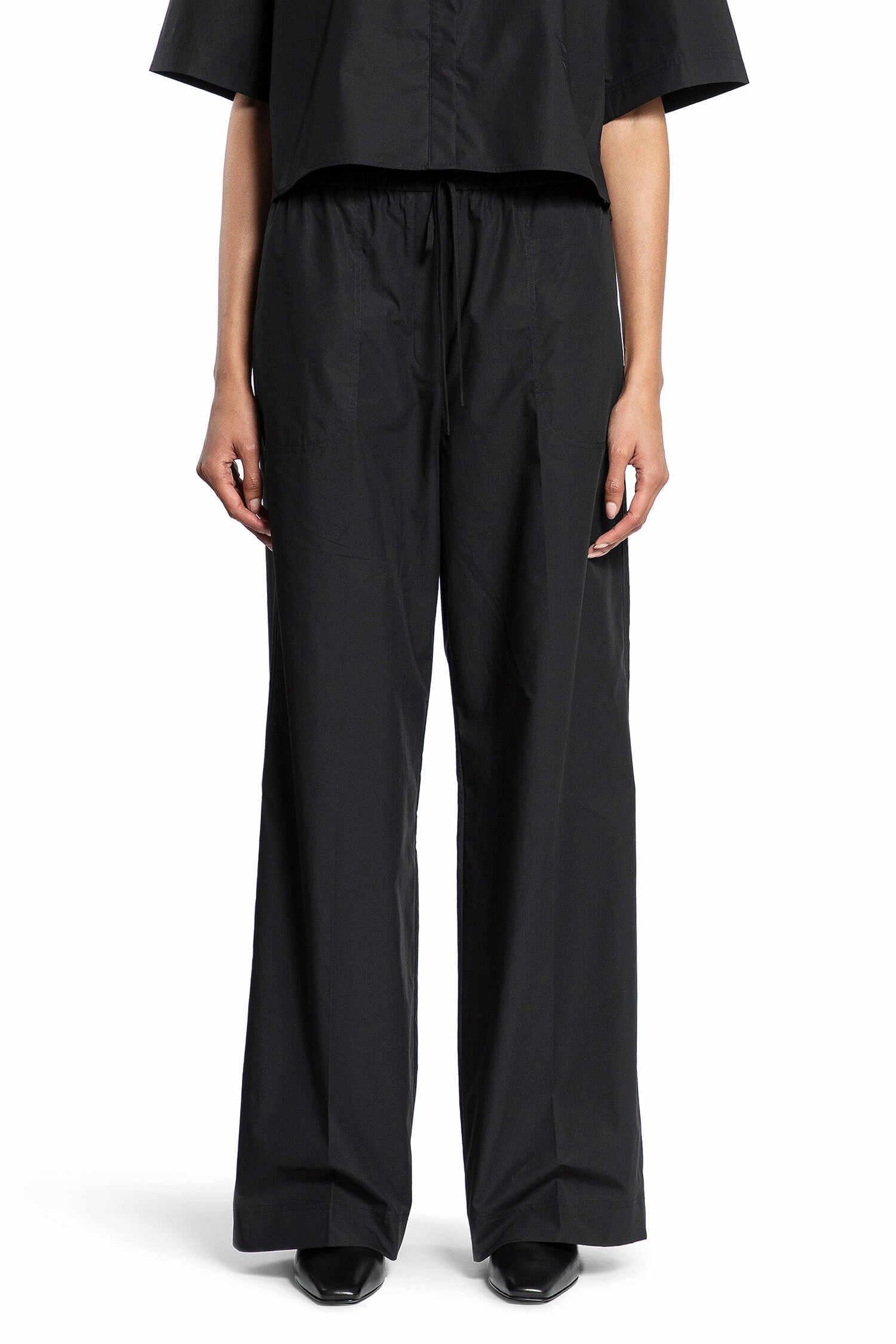 TOTEME WOMAN BLACK TROUSERS