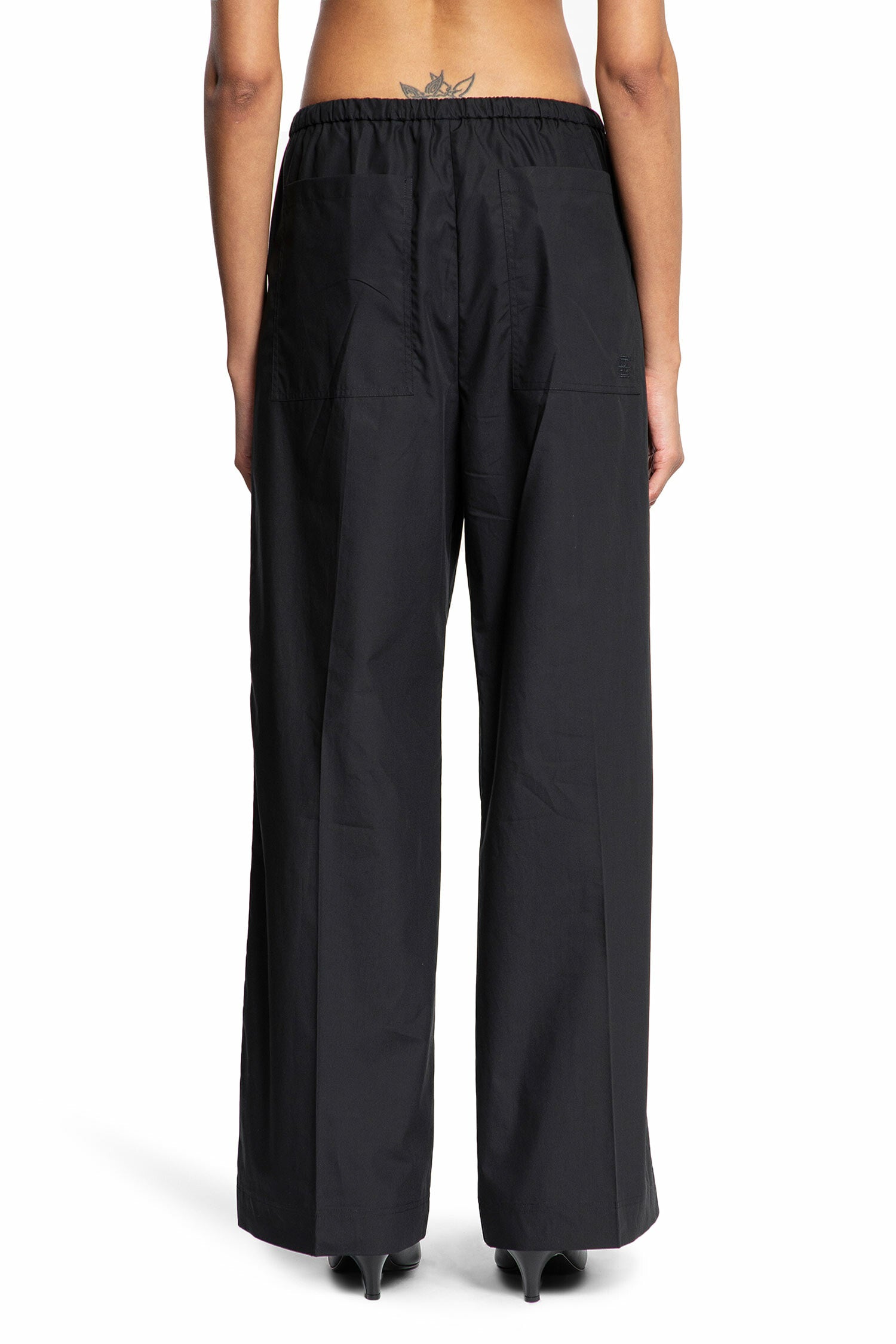 TOTEME WOMAN BLACK TROUSERS