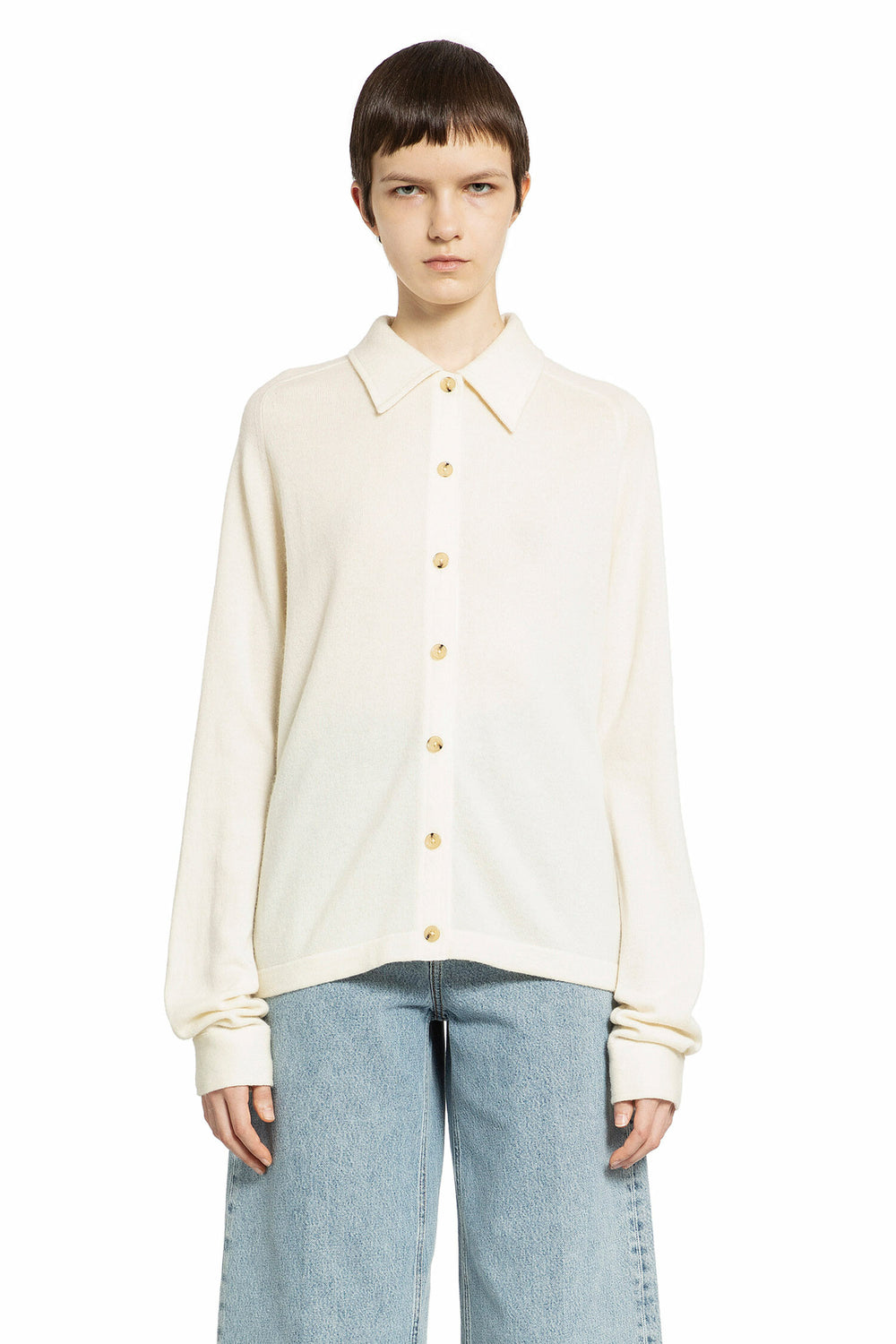 TOTEME WOMAN OFF-WHITE SHIRTS