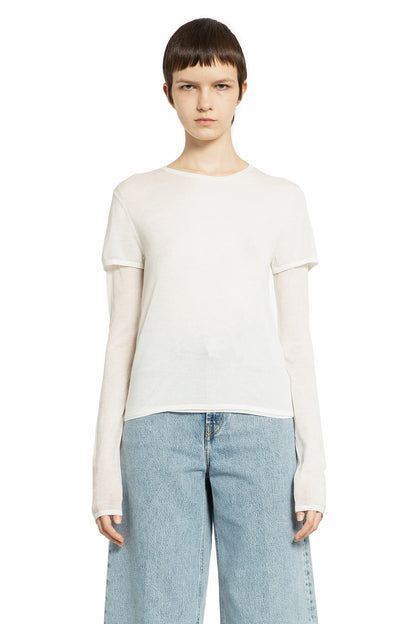 Antonioli TOTEME WOMAN OFF-WHITE T-SHIRTS & TANK TOPS