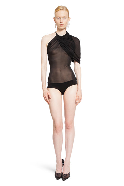 MAGDA BUTRYM WOMAN BLACK BODYSUITS