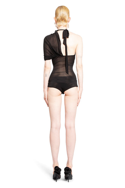 MAGDA BUTRYM WOMAN BLACK BODYSUITS