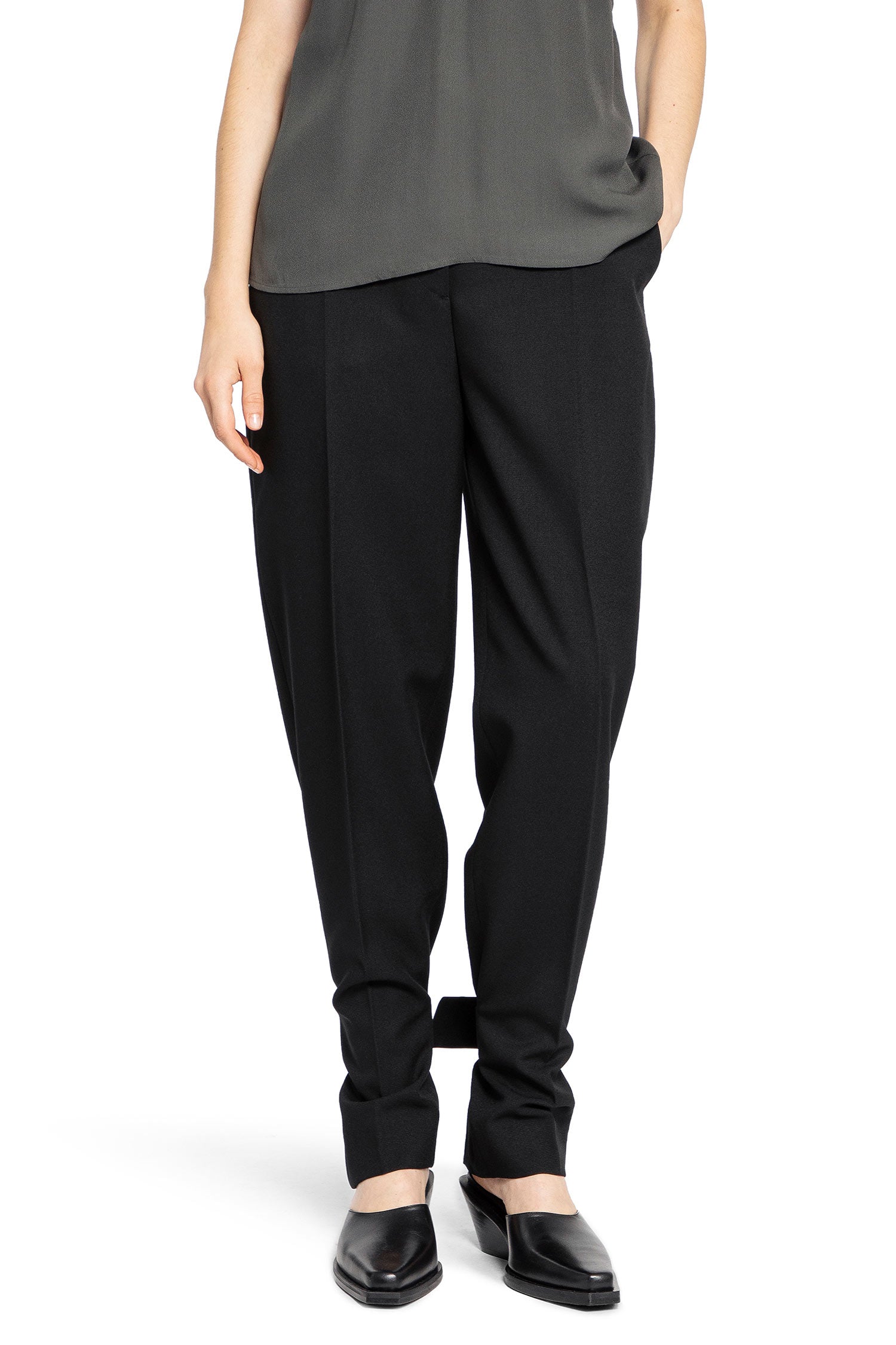 TOTEME WOMAN BLACK TROUSERS