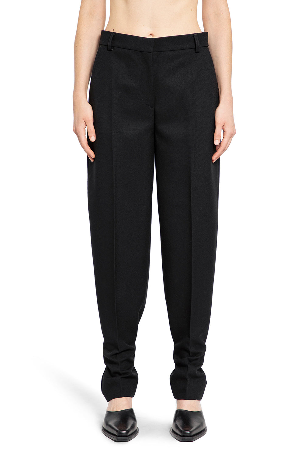 TOTEME WOMAN BLACK TROUSERS