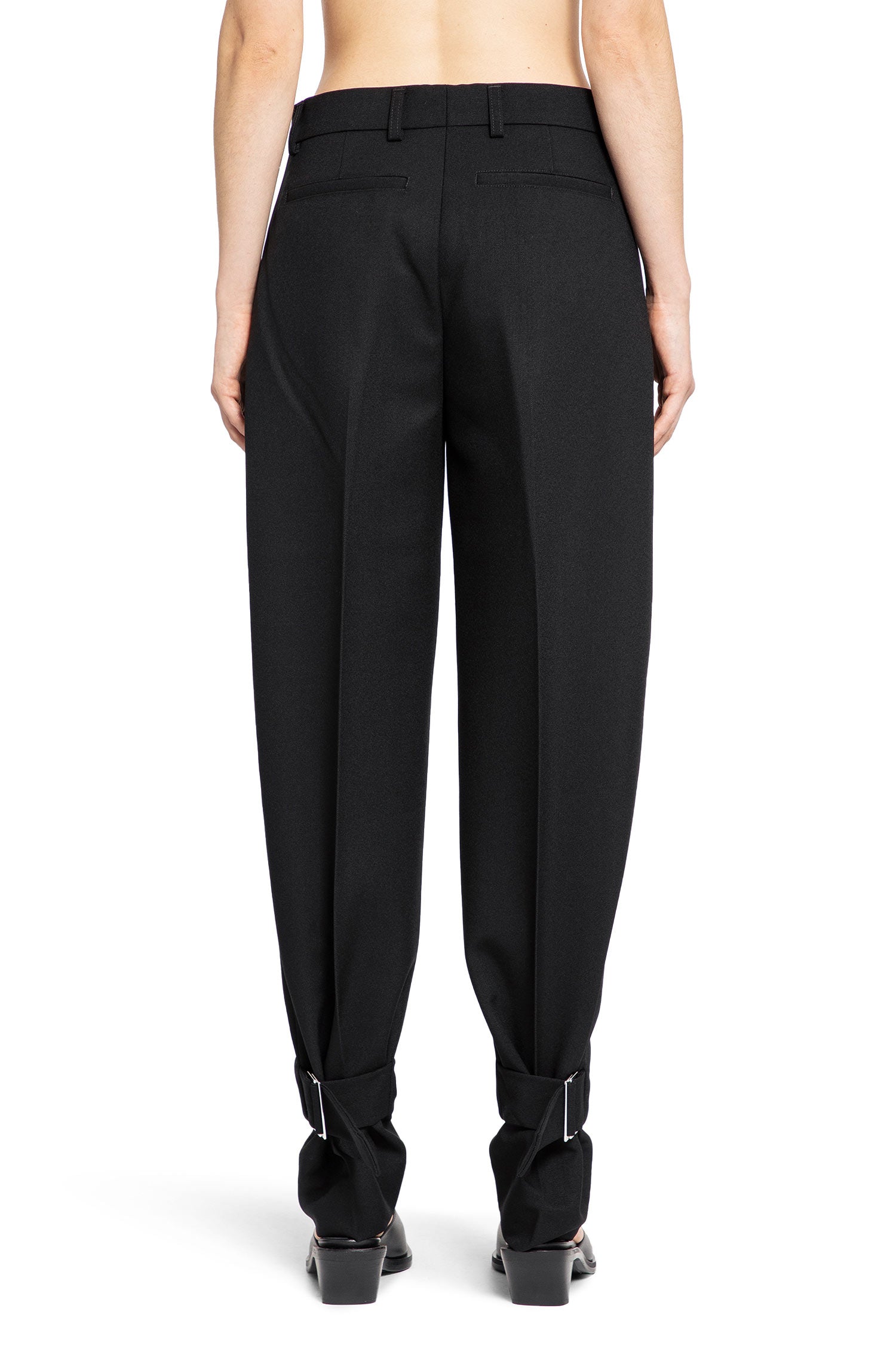 TOTEME WOMAN BLACK TROUSERS