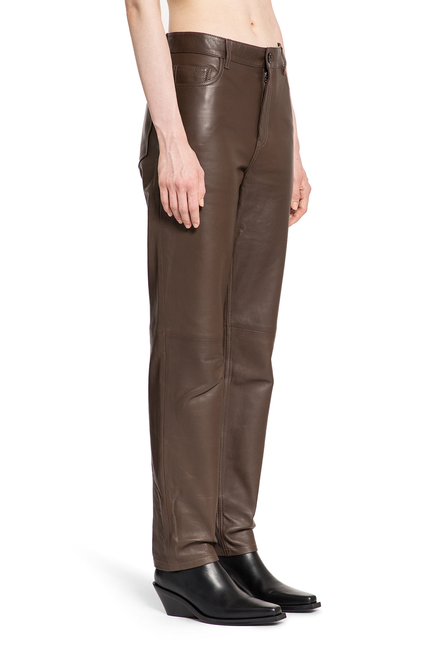 TOTEME WOMAN BROWN TROUSERS