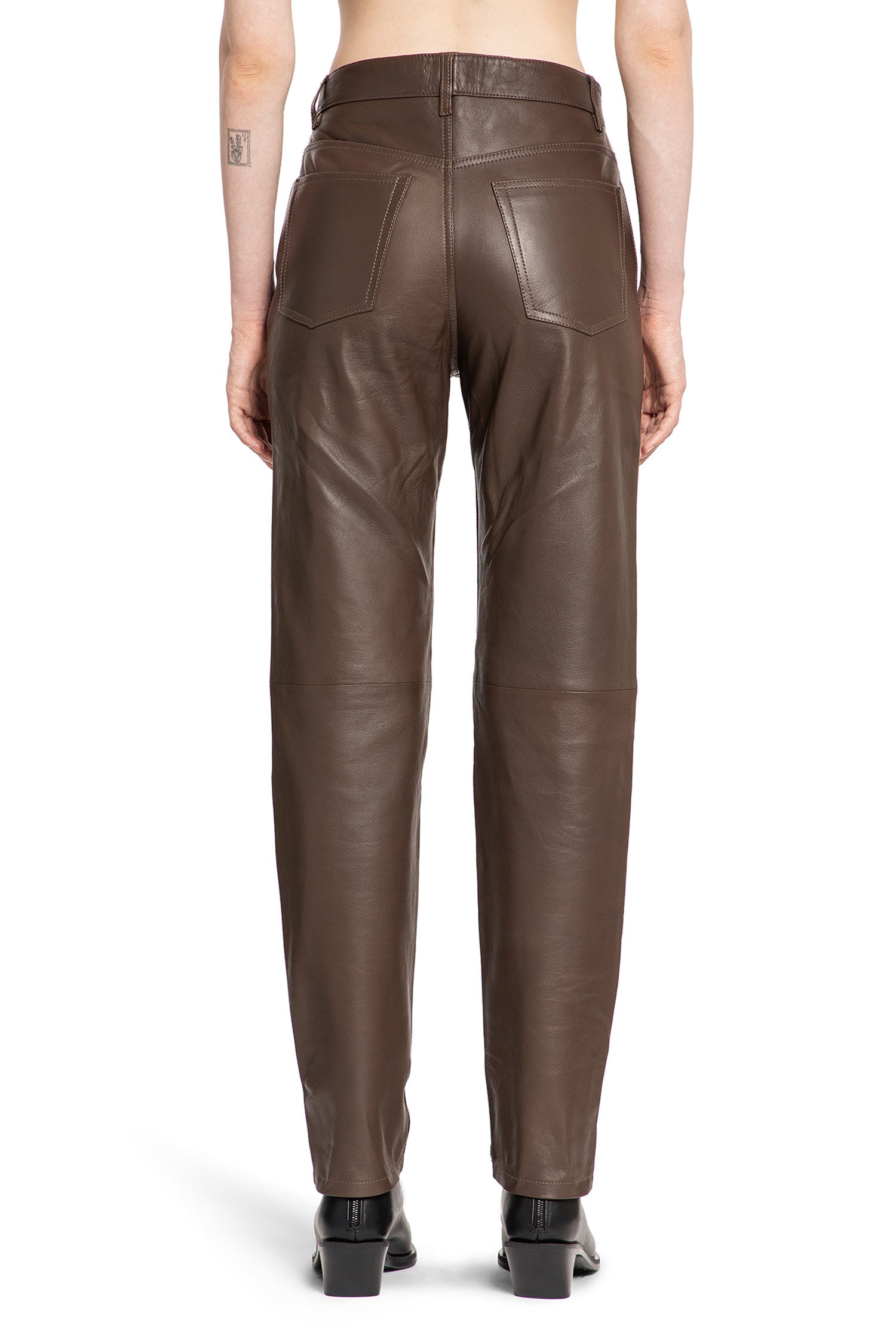 TOTEME WOMAN BROWN TROUSERS