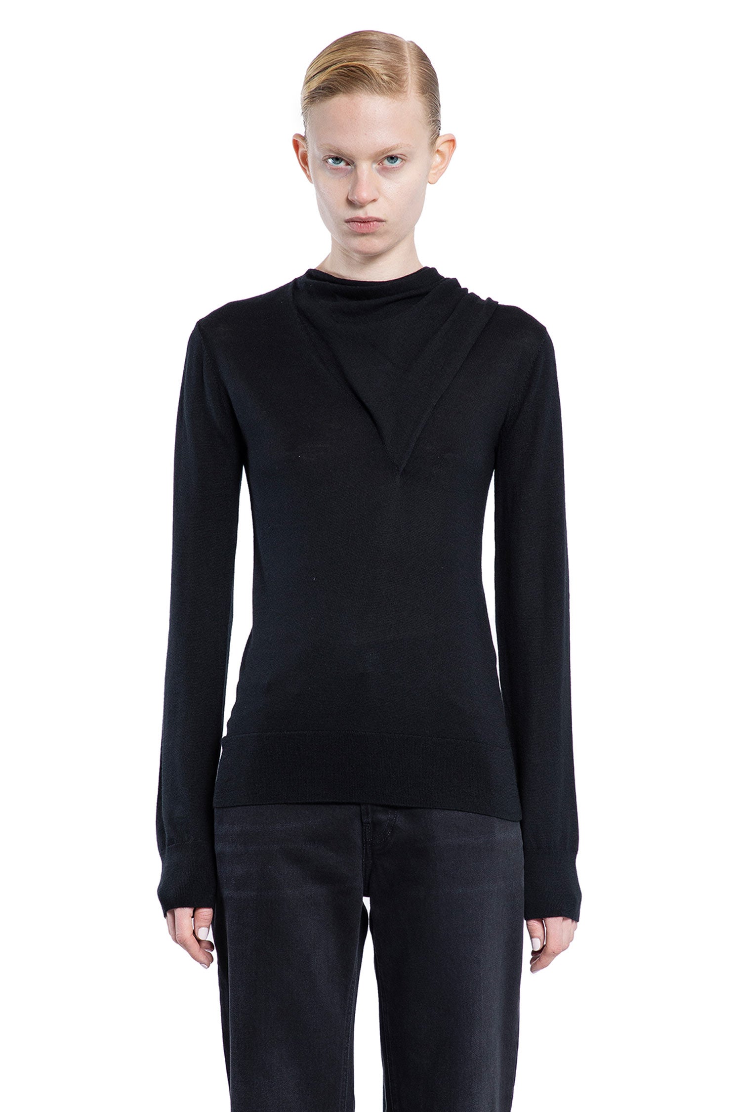 TOTEME WOMAN BLACK KNITWEAR