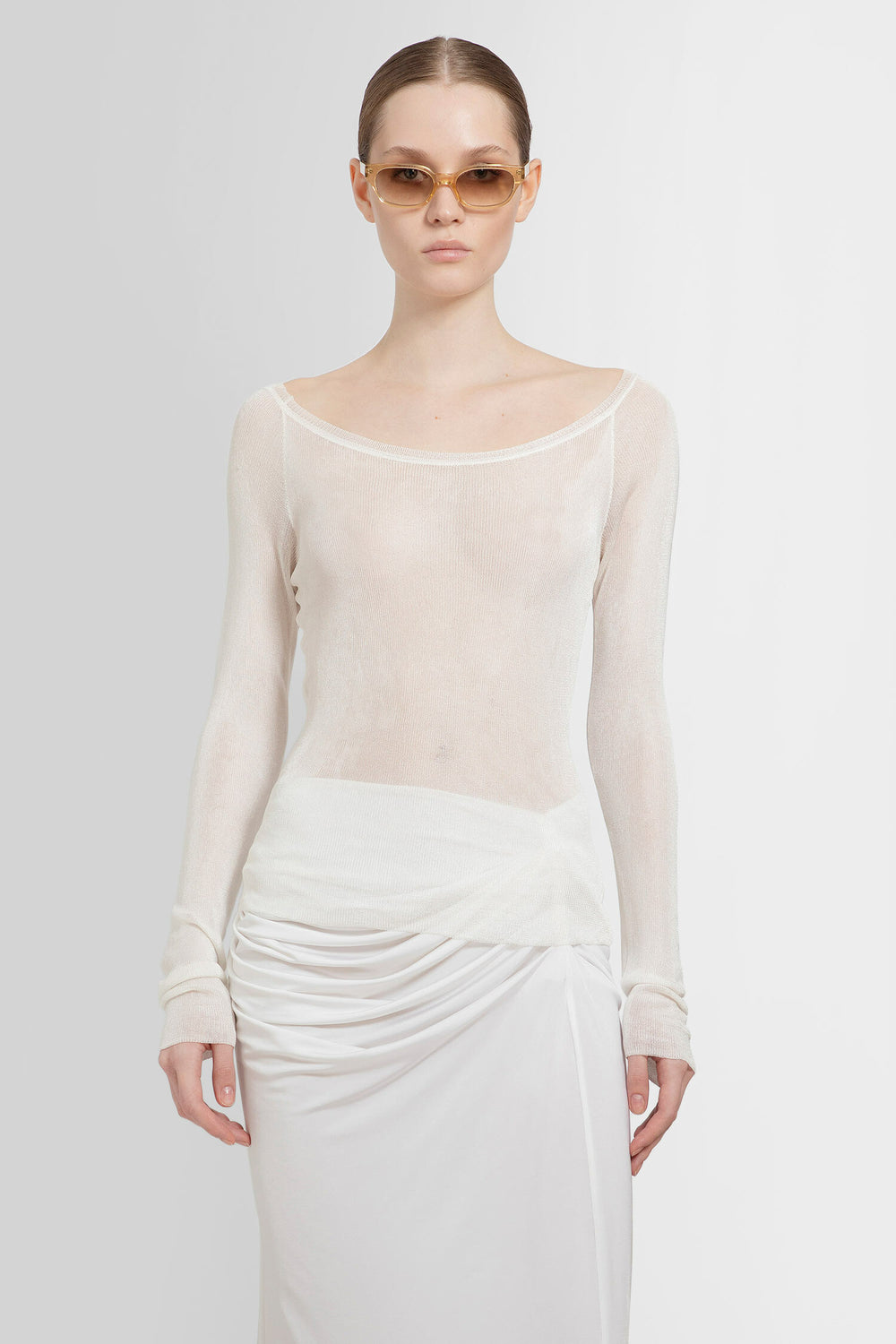 MAGDA BUTRYM WOMAN WHITE KNITWEAR