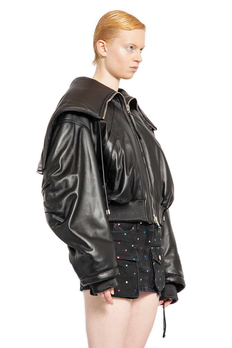 THE ATTICO WOMAN BLACK JACKETS