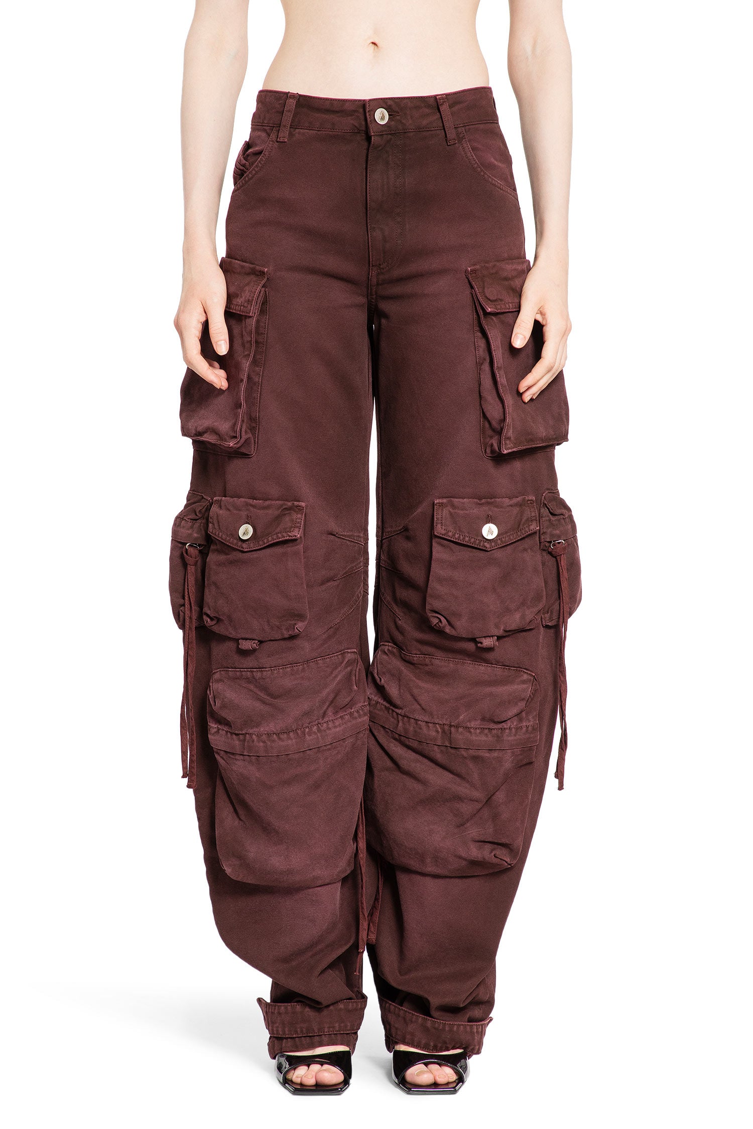 THE ATTICO WOMAN BROWN JEANS