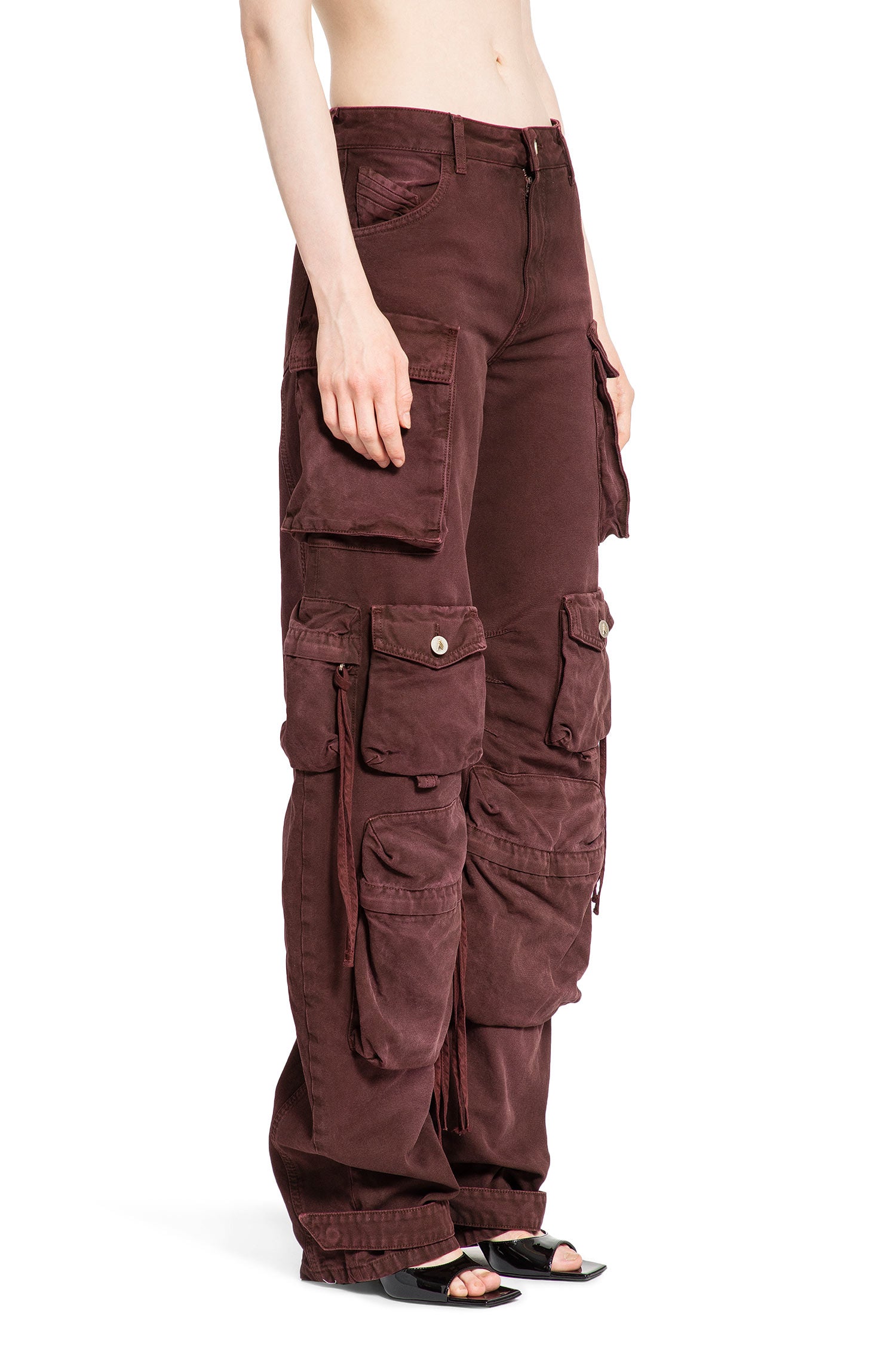 THE ATTICO WOMAN BROWN TROUSERS