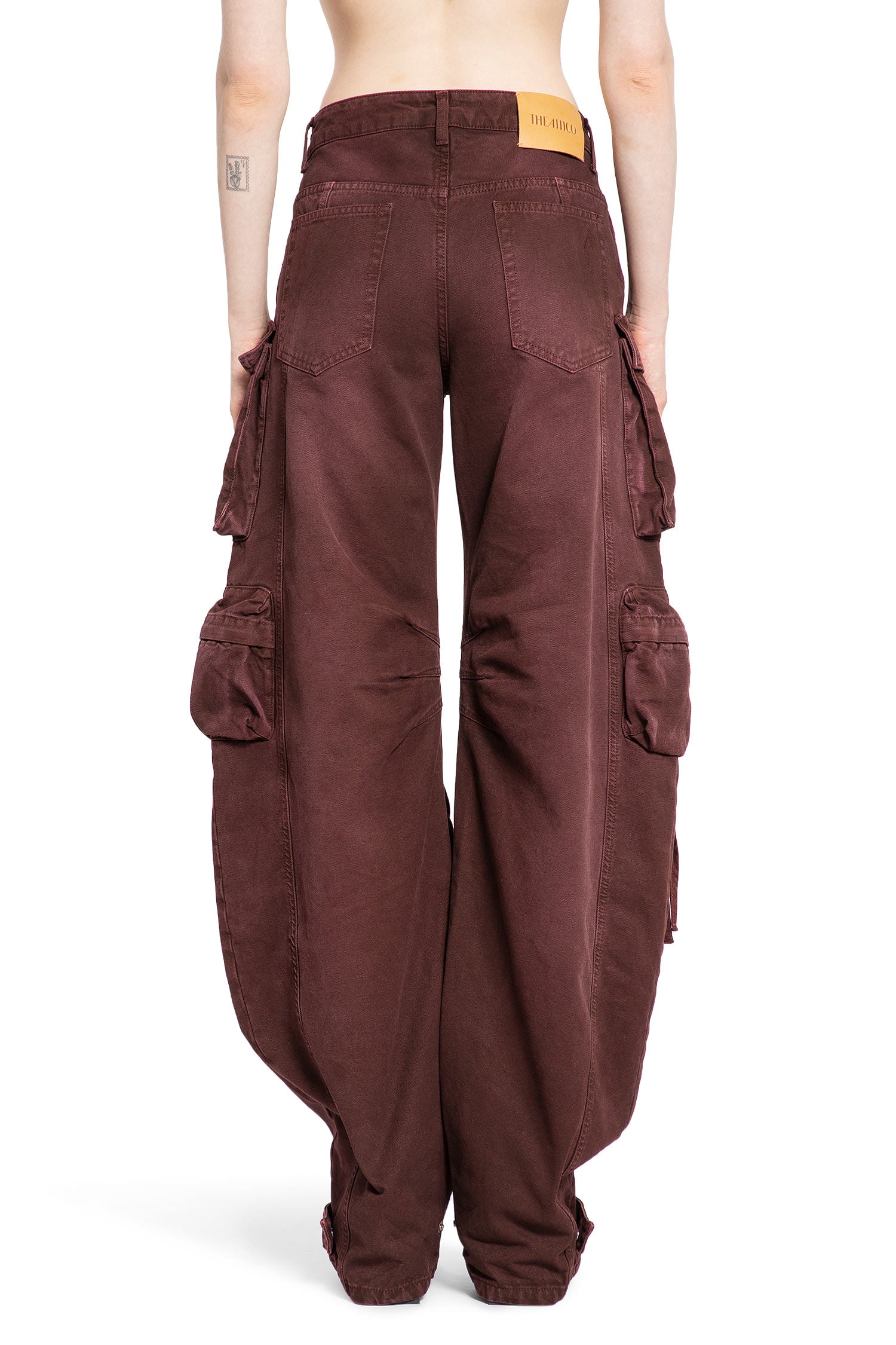 THE ATTICO WOMAN BROWN JEANS