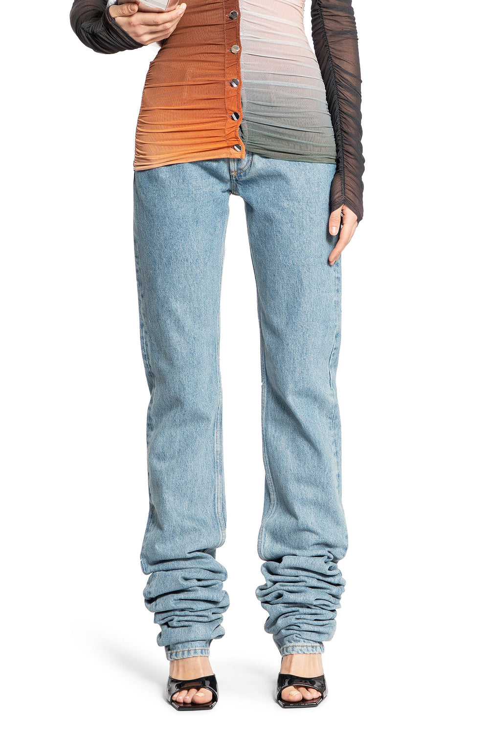 THE ATTICO WOMAN BLUE JEANS