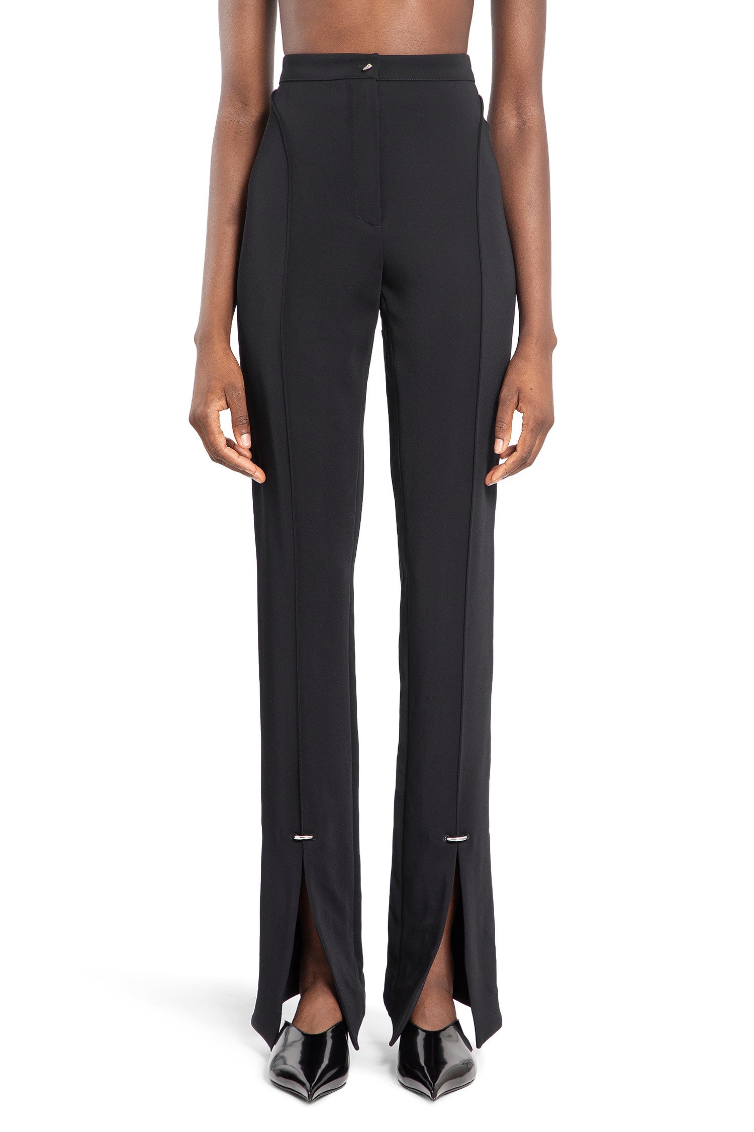 MUGLER WOMAN BLACK TROUSERS