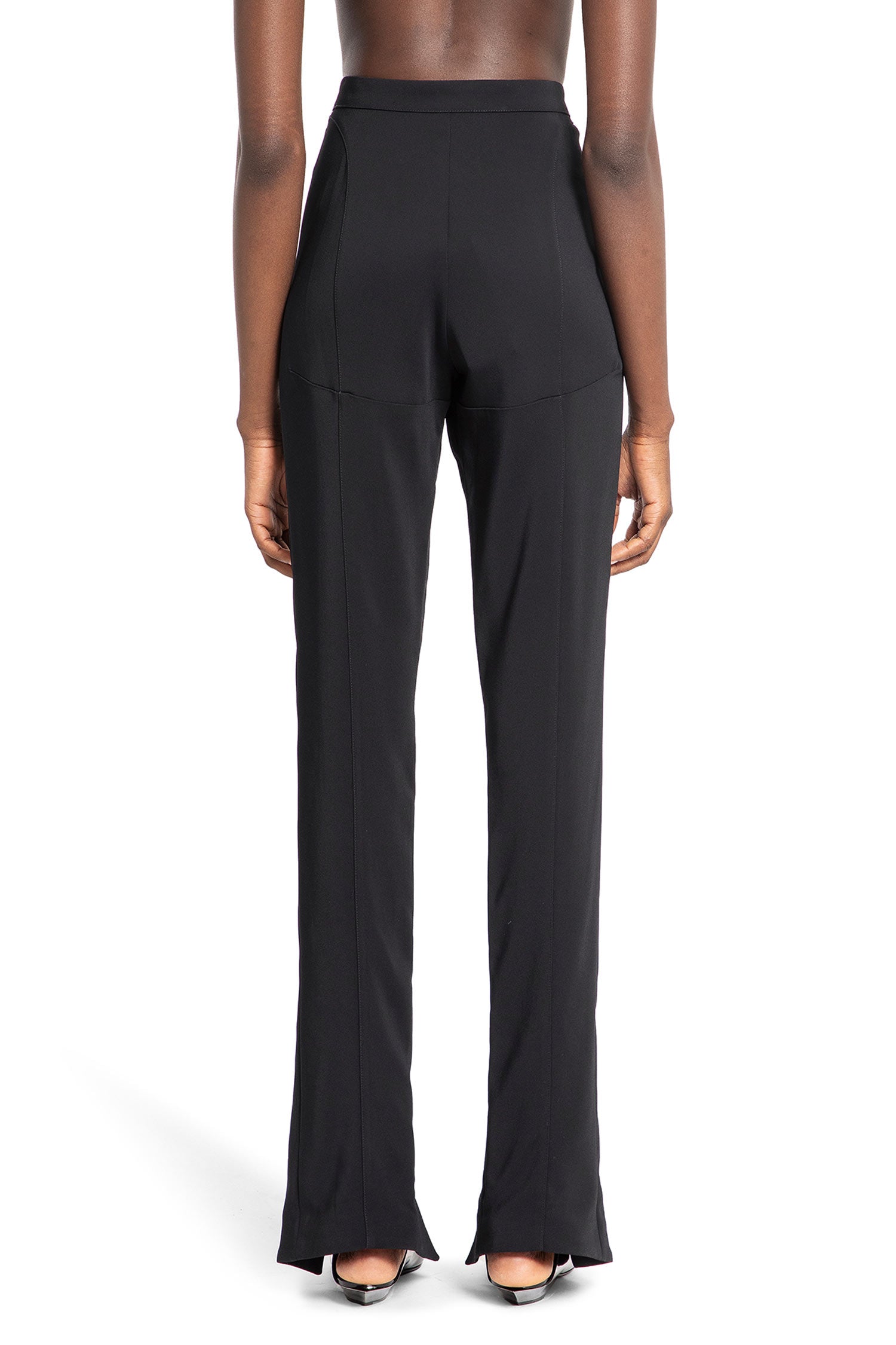 MUGLER WOMAN BLACK TROUSERS