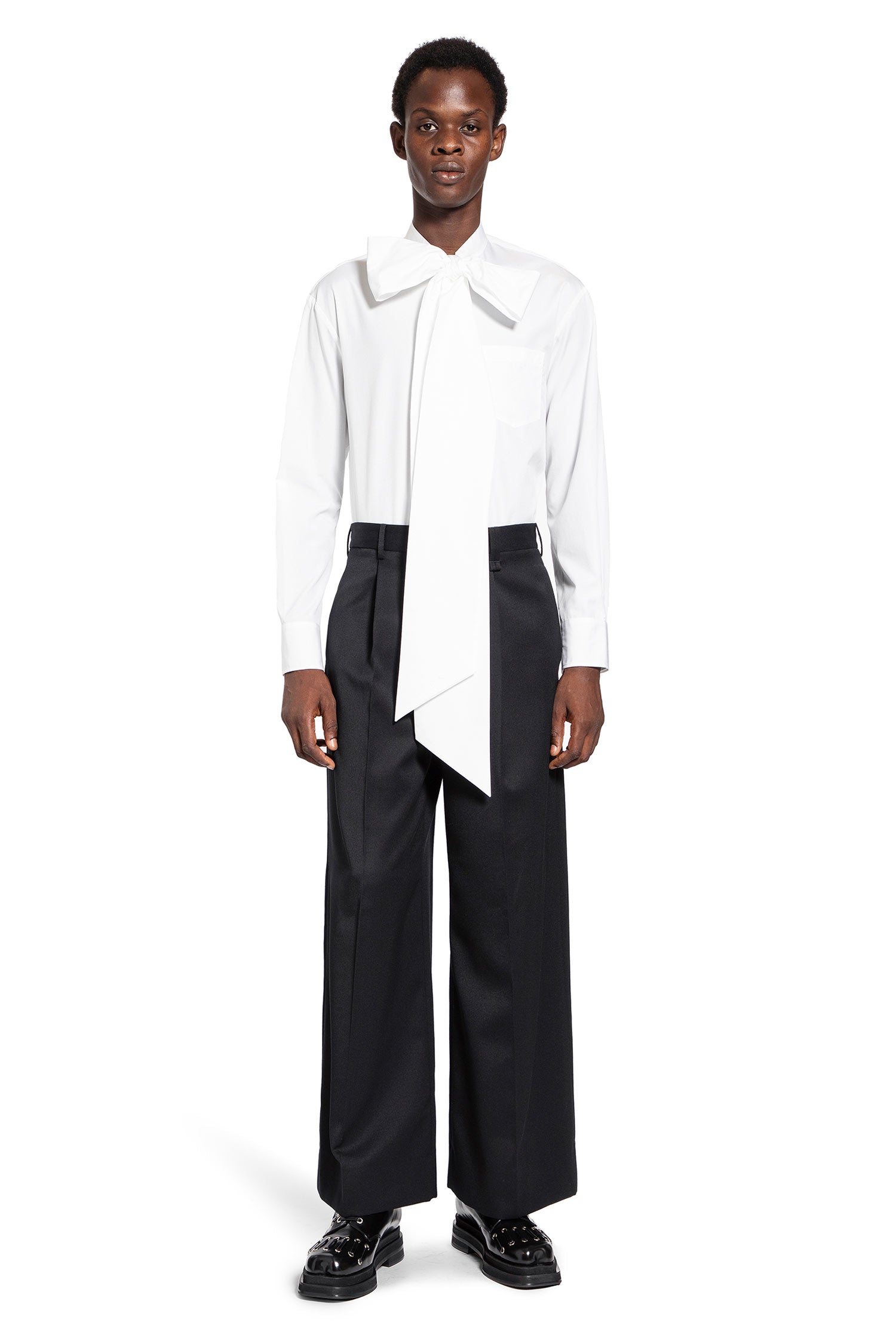 MUGLER MAN BLACK TROUSERS