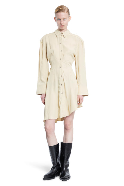 Antonioli MUGLER WOMAN BEIGE DRESSES