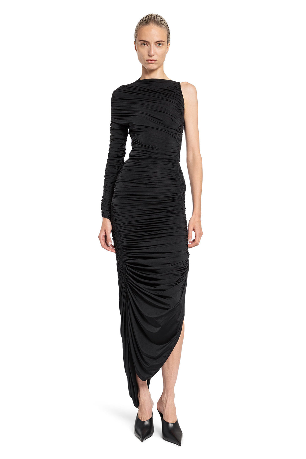 MUGLER WOMAN BLACK DRESSES