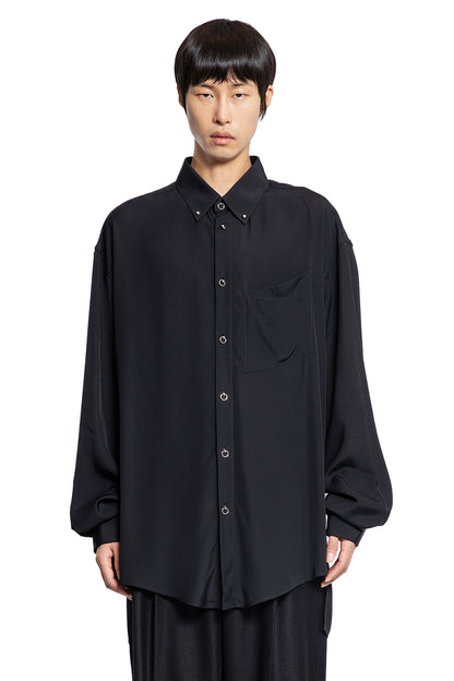 MUGLER MAN BLACK SHIRTS