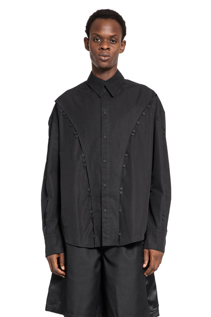 Antonioli MUGLER MAN BLACK SHIRTS