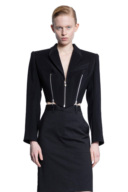 MUGLER WOMAN BLACK BLAZERS